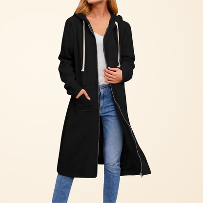 BRIXLEY | Cardigan Lungo con Zip