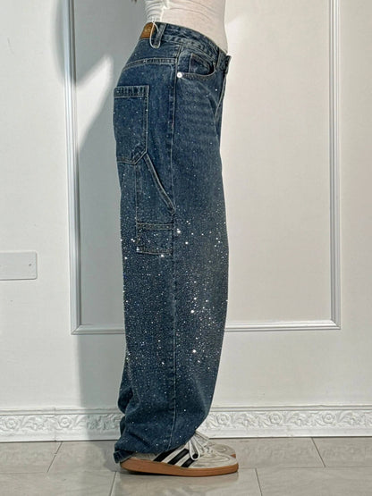 Gaby | Pantaloni con Strass