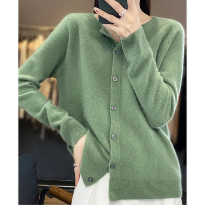 Mercy | Cardigan con Collo Rotondo