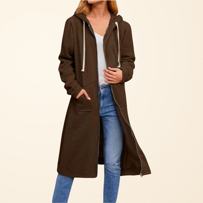 BRIXLEY | Cardigan Lungo con Zip