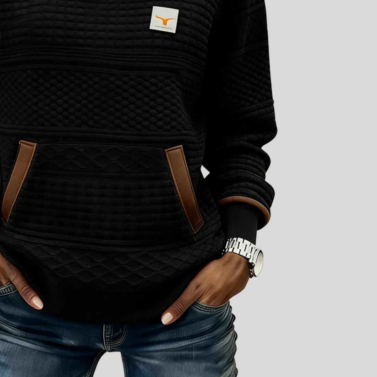 Noelle | Felpa Girocollo Colorblock