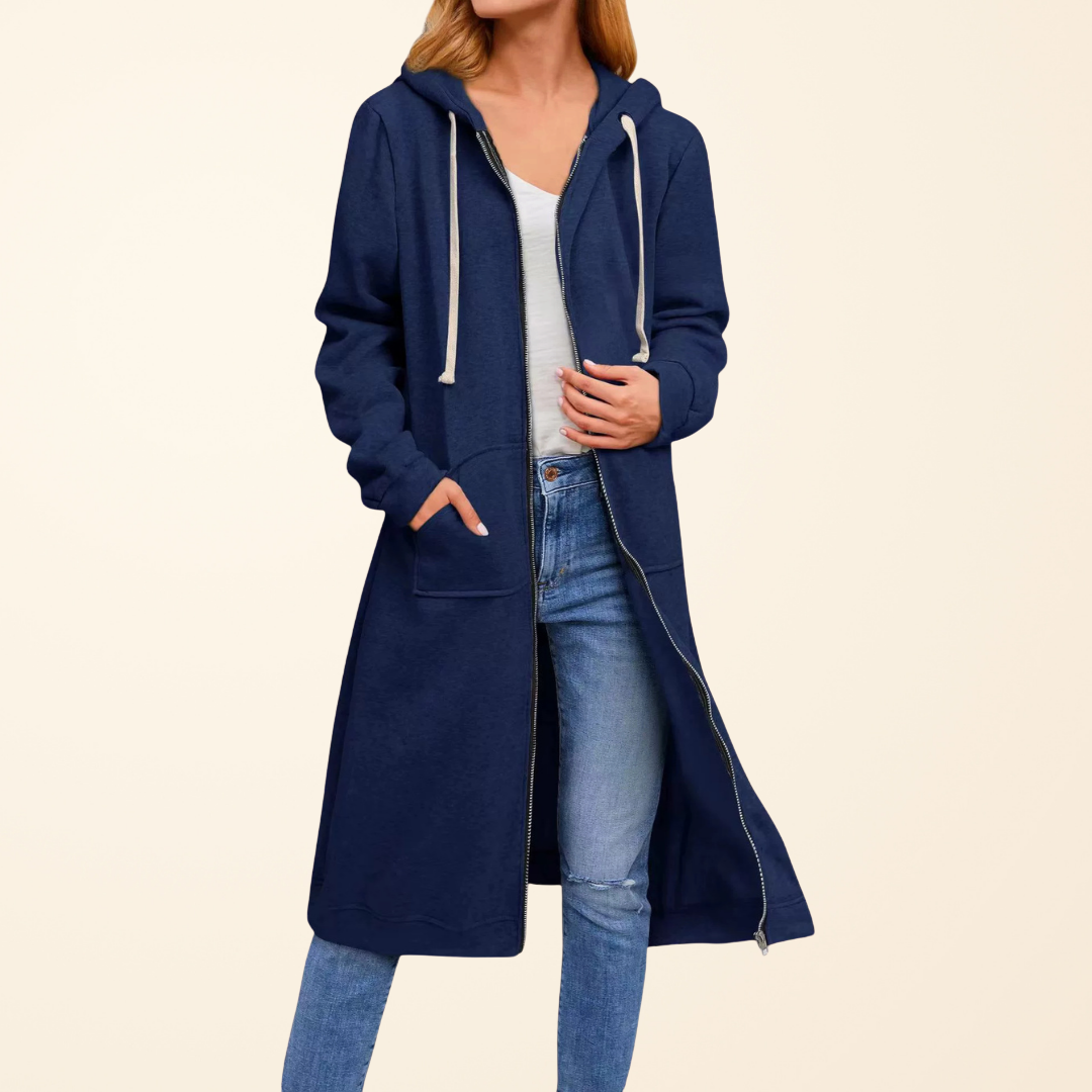 BRIXLEY | Cardigan Lungo con Zip