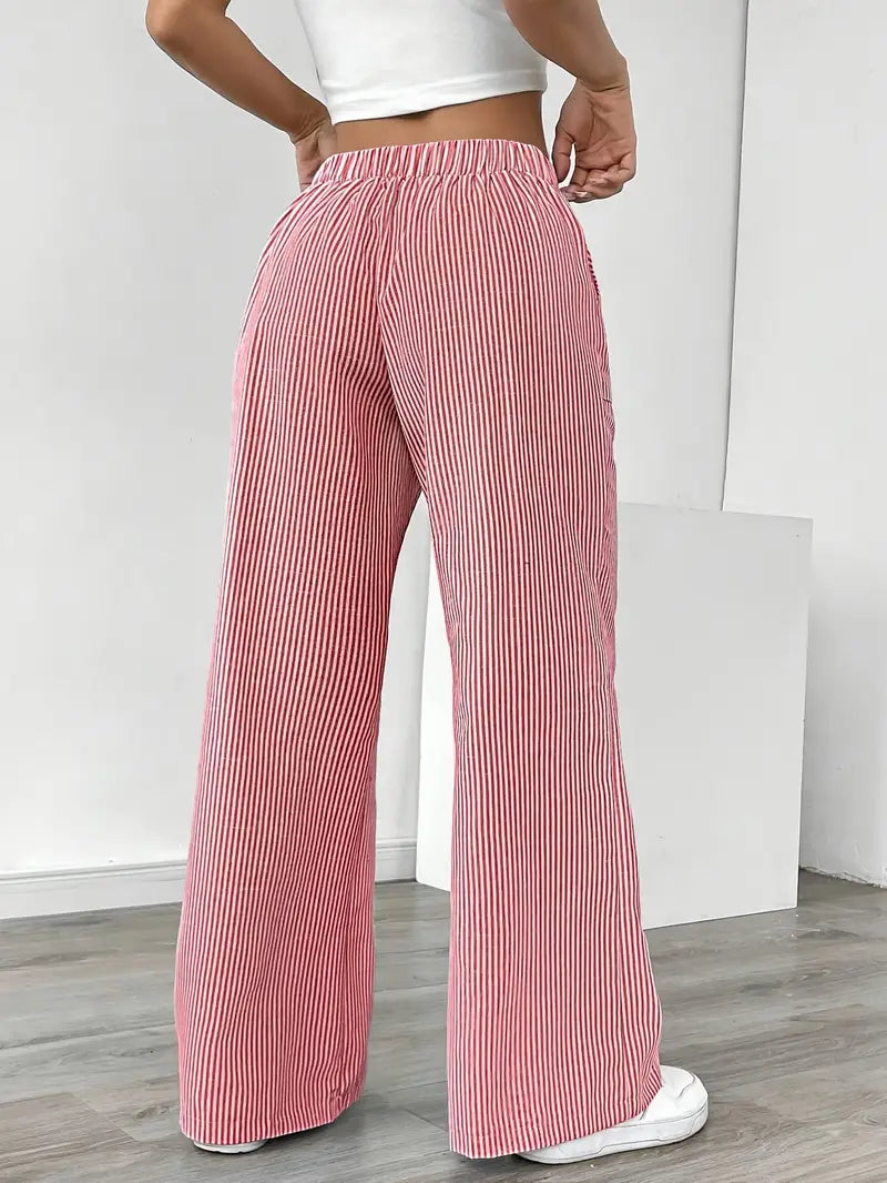 Elise | Pantaloni a Righe Rilassati