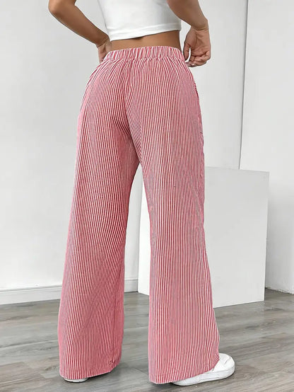 Elise | Pantaloni a Righe Rilassati