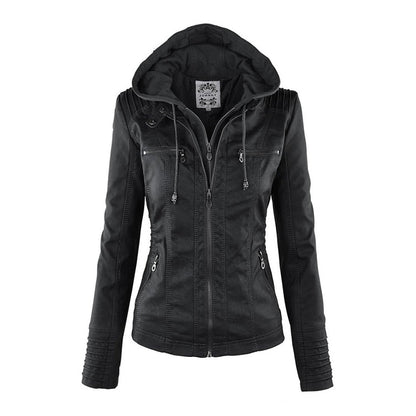 Callista | Giacca Moto con Cappuccio