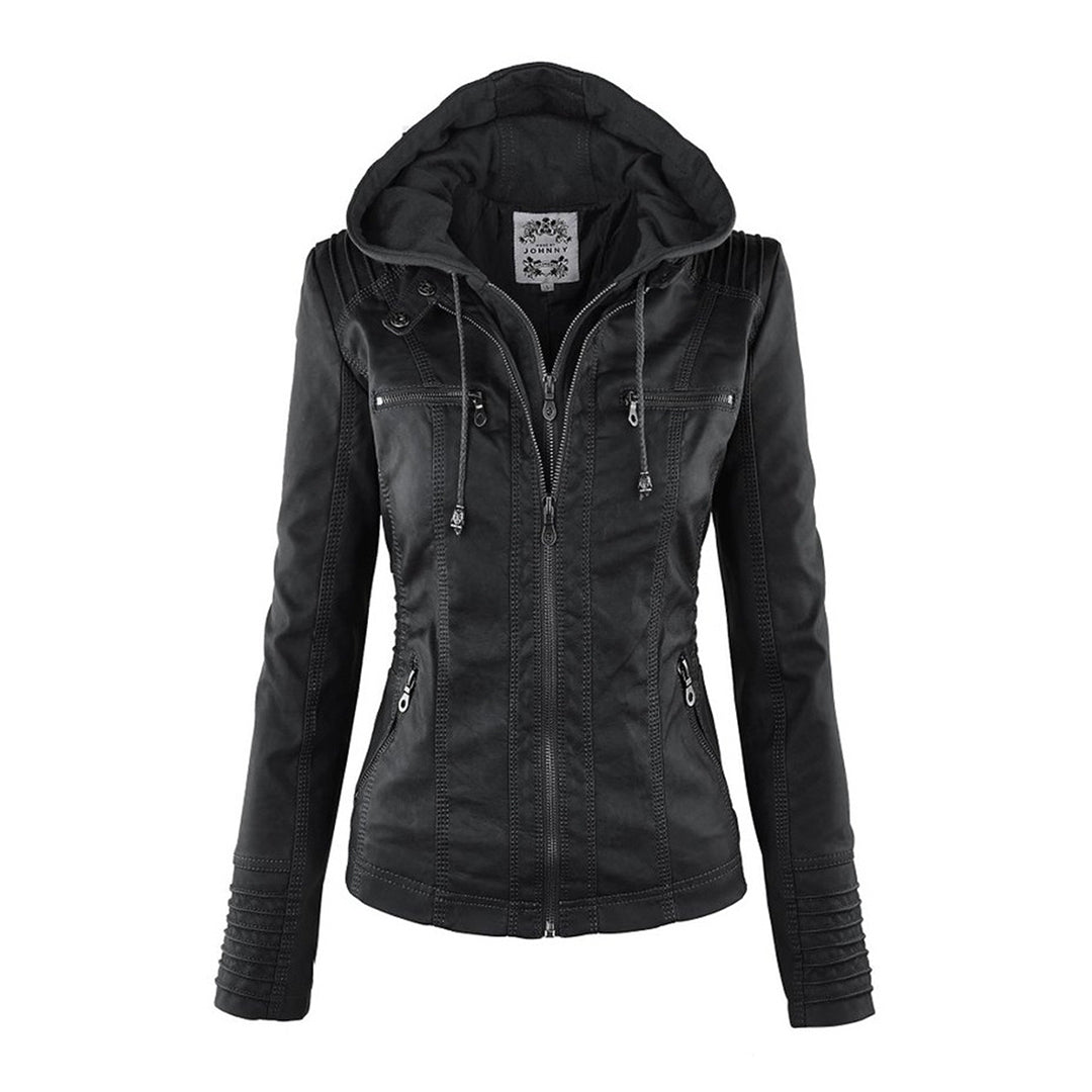 Callista | Giacca Moto con Cappuccio