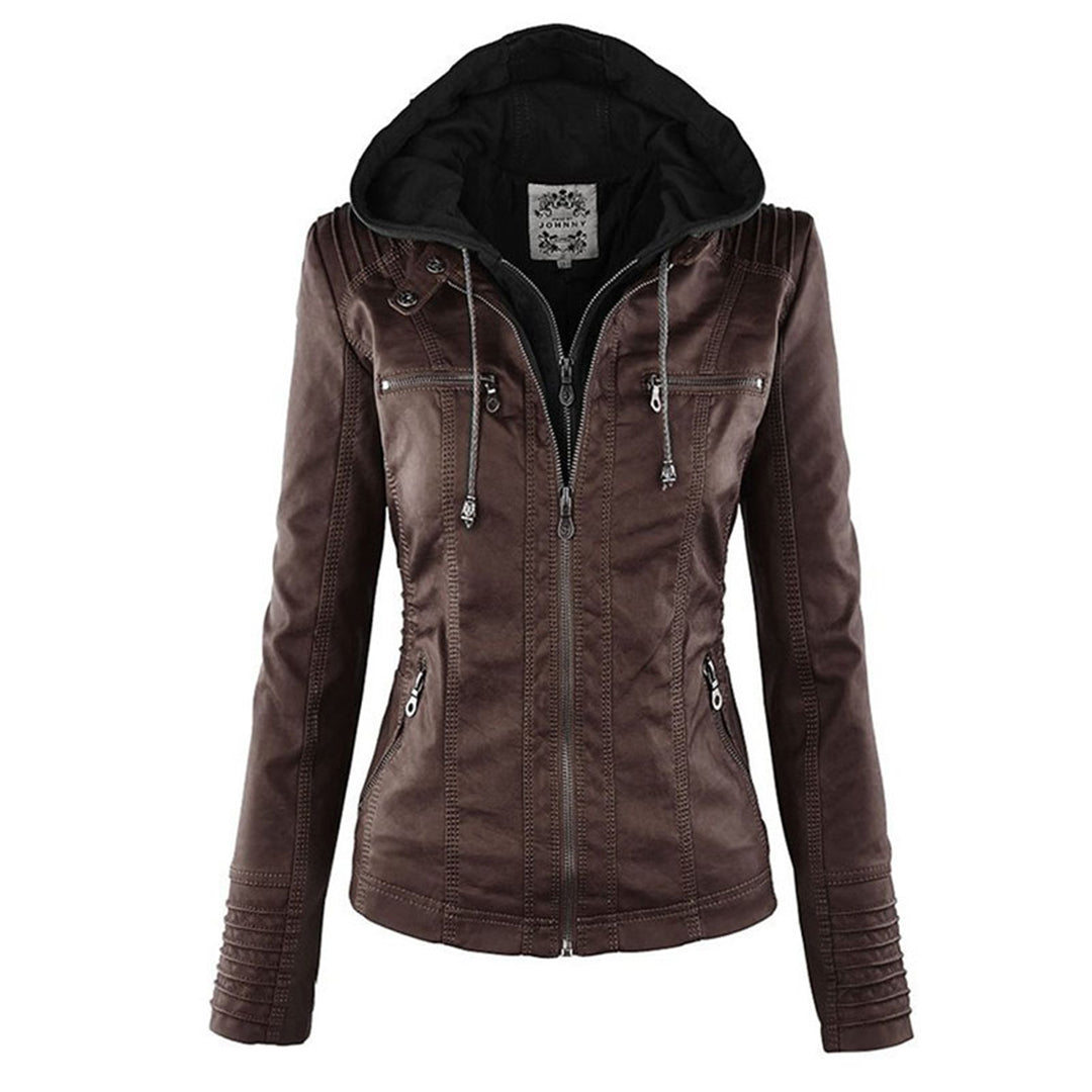 Callista | Giacca Moto con Cappuccio