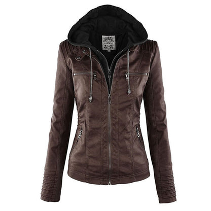 Callista | Giacca Moto con Cappuccio