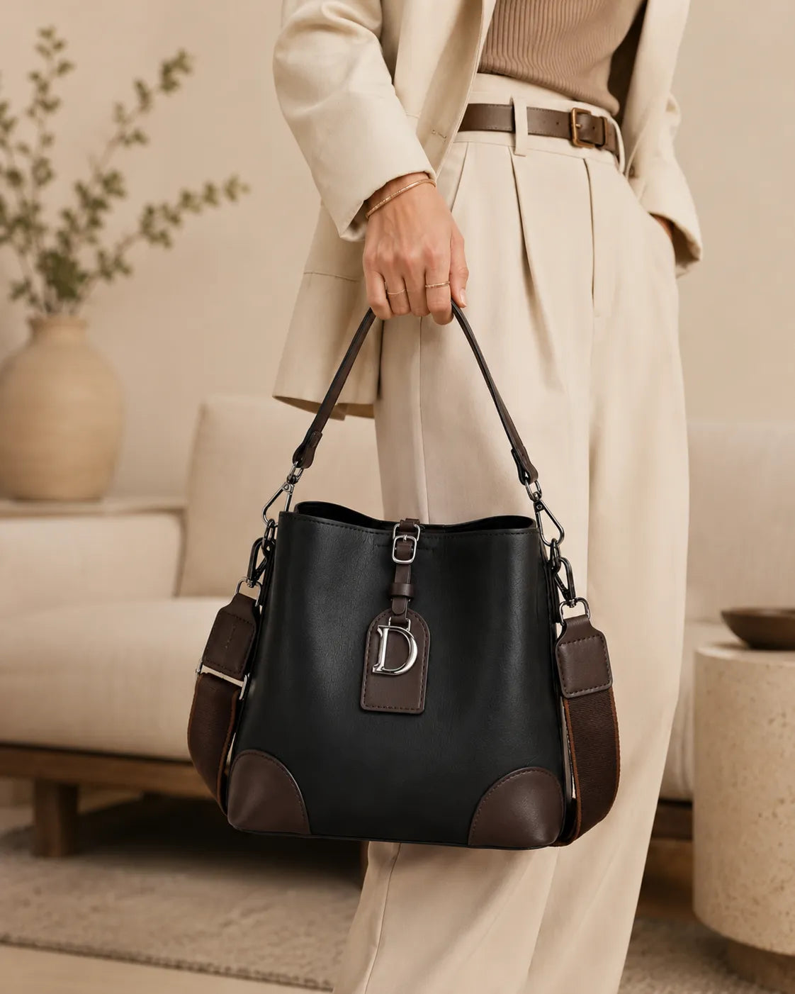 Elena | Borsa a Secchiello Convertibile