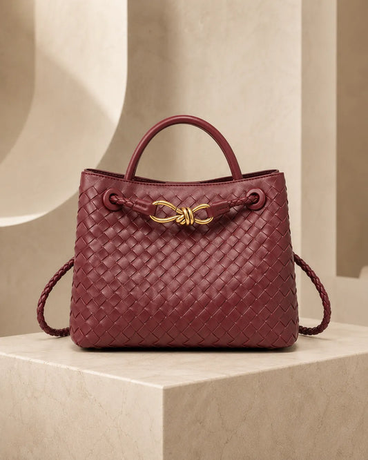 Valeria | Borsa Intrecciata con Manico Superiore