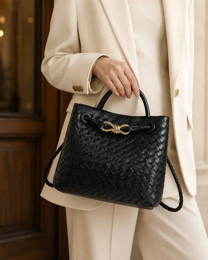 Valeria | Borsa Intrecciata con Manico Superiore