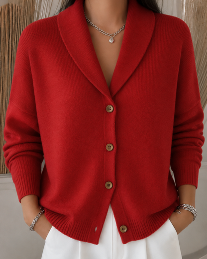 Sienna | Cardigan con Colletto a Bottoni