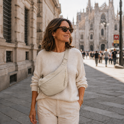 Borsa a Spalla Elegante in Nylon