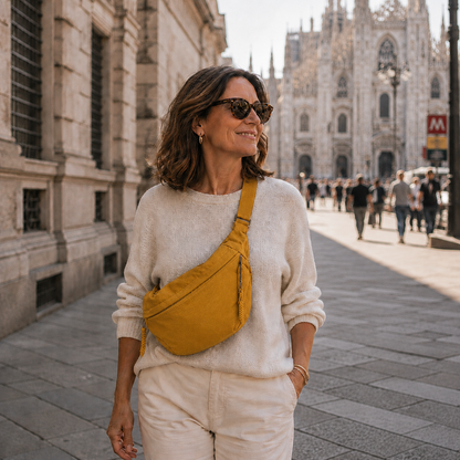 Borsa a Spalla Elegante in Nylon