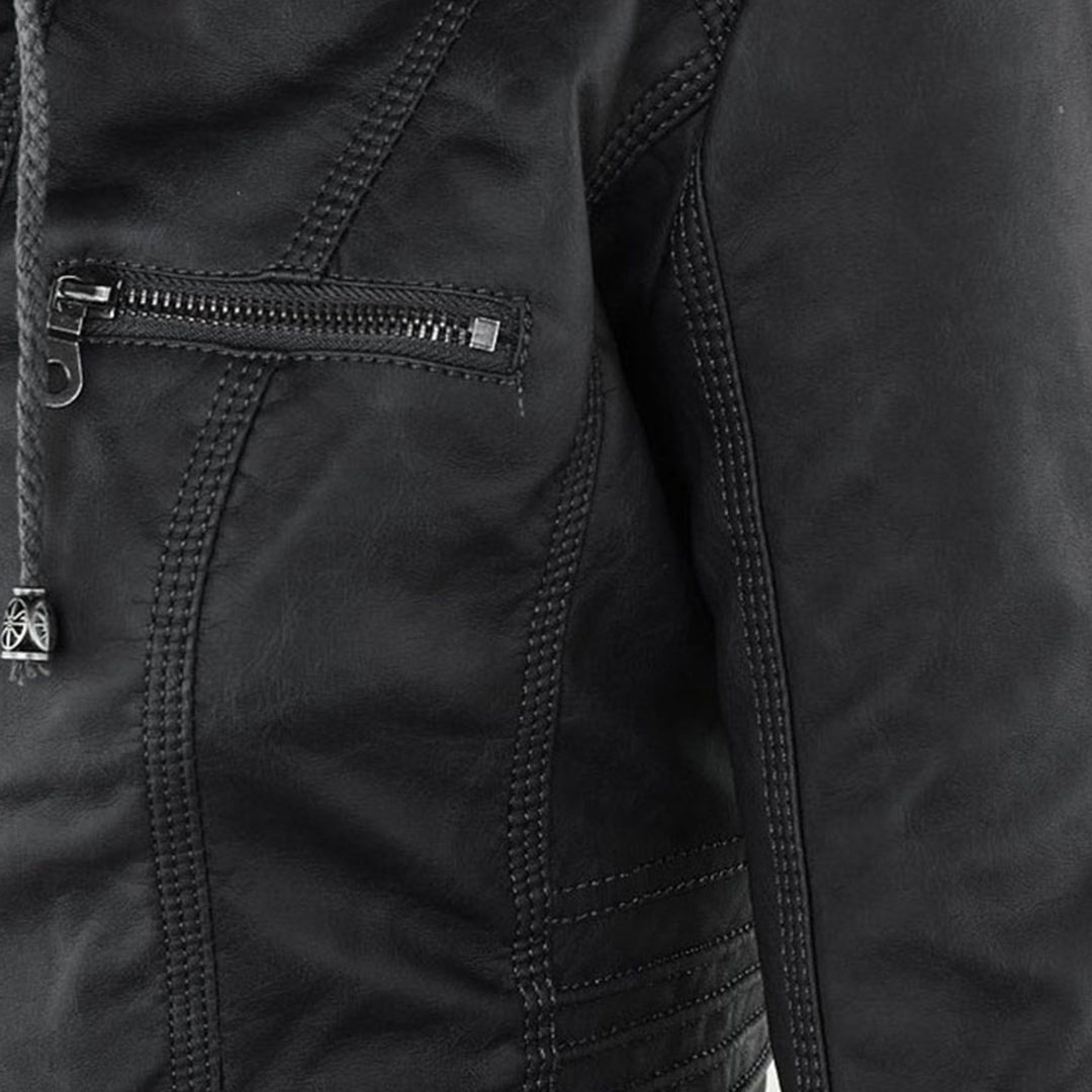 Callista | Giacca Moto con Cappuccio