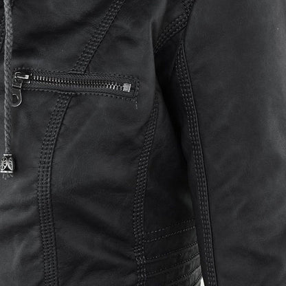 Callista | Giacca Moto con Cappuccio