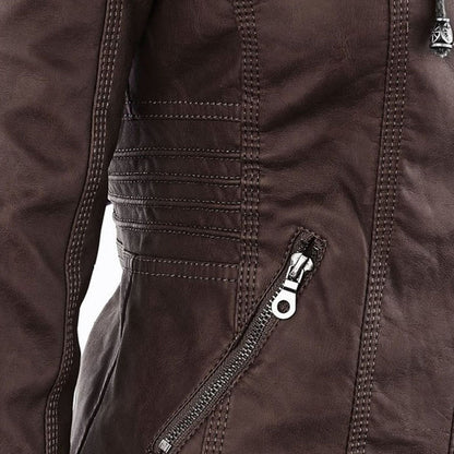 Callista | Giacca Moto con Cappuccio