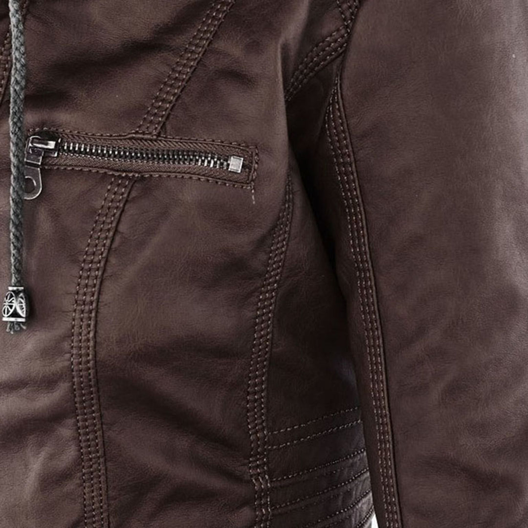 Callista | Giacca Moto con Cappuccio