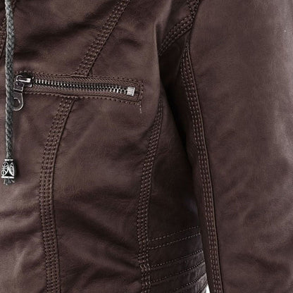 Callista | Giacca Moto con Cappuccio