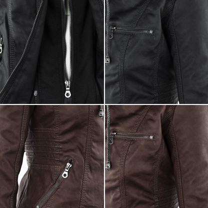 Callista | Giacca Moto con Cappuccio