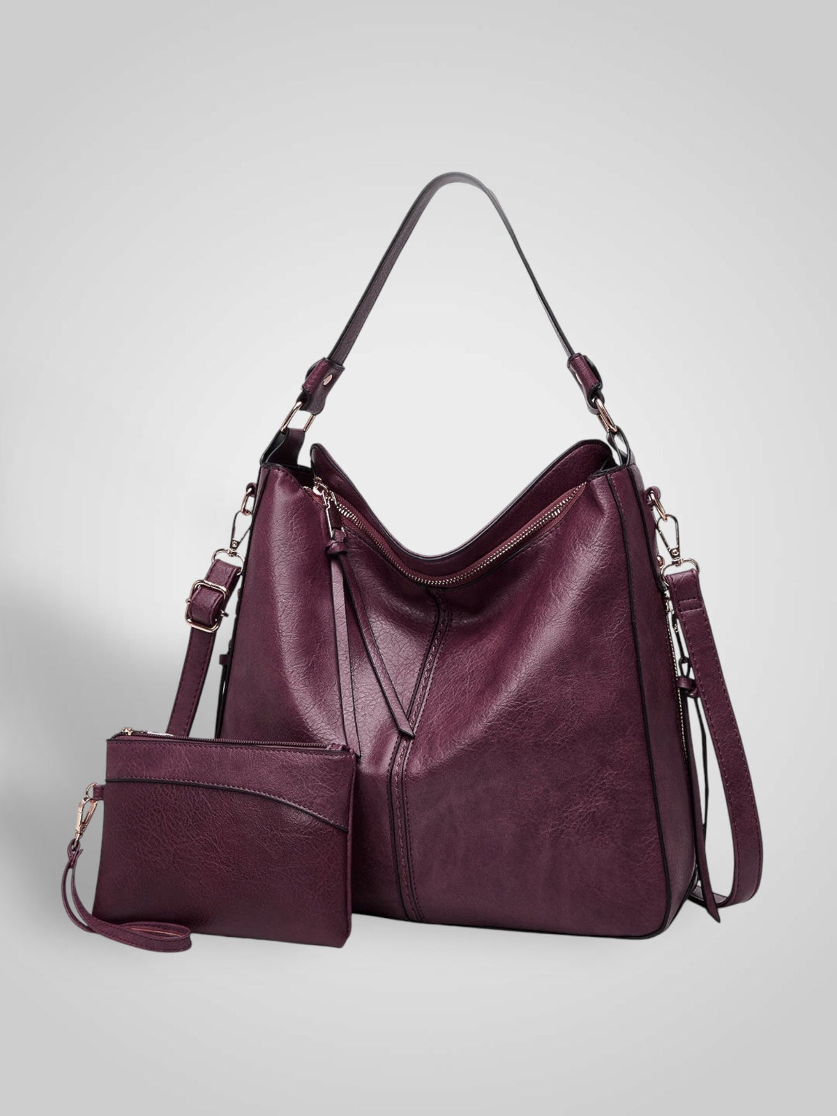 Sofia | Borsa Hobo di Lusso in Pelle Antifurto