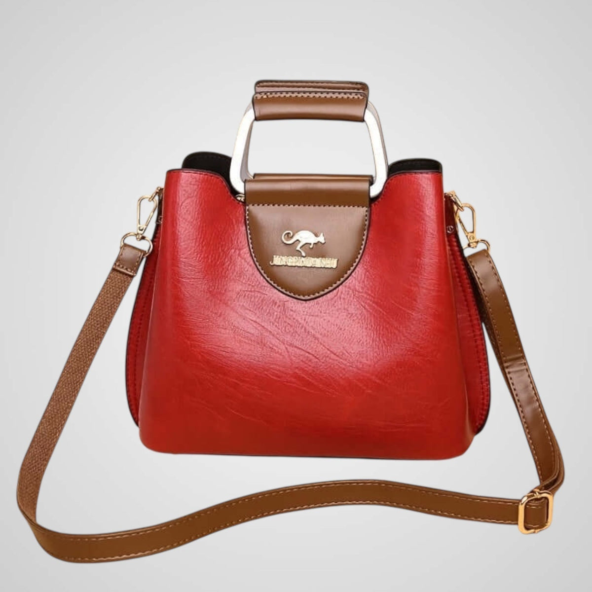 Ana | Elegante Borsa in Pelle Bicolore