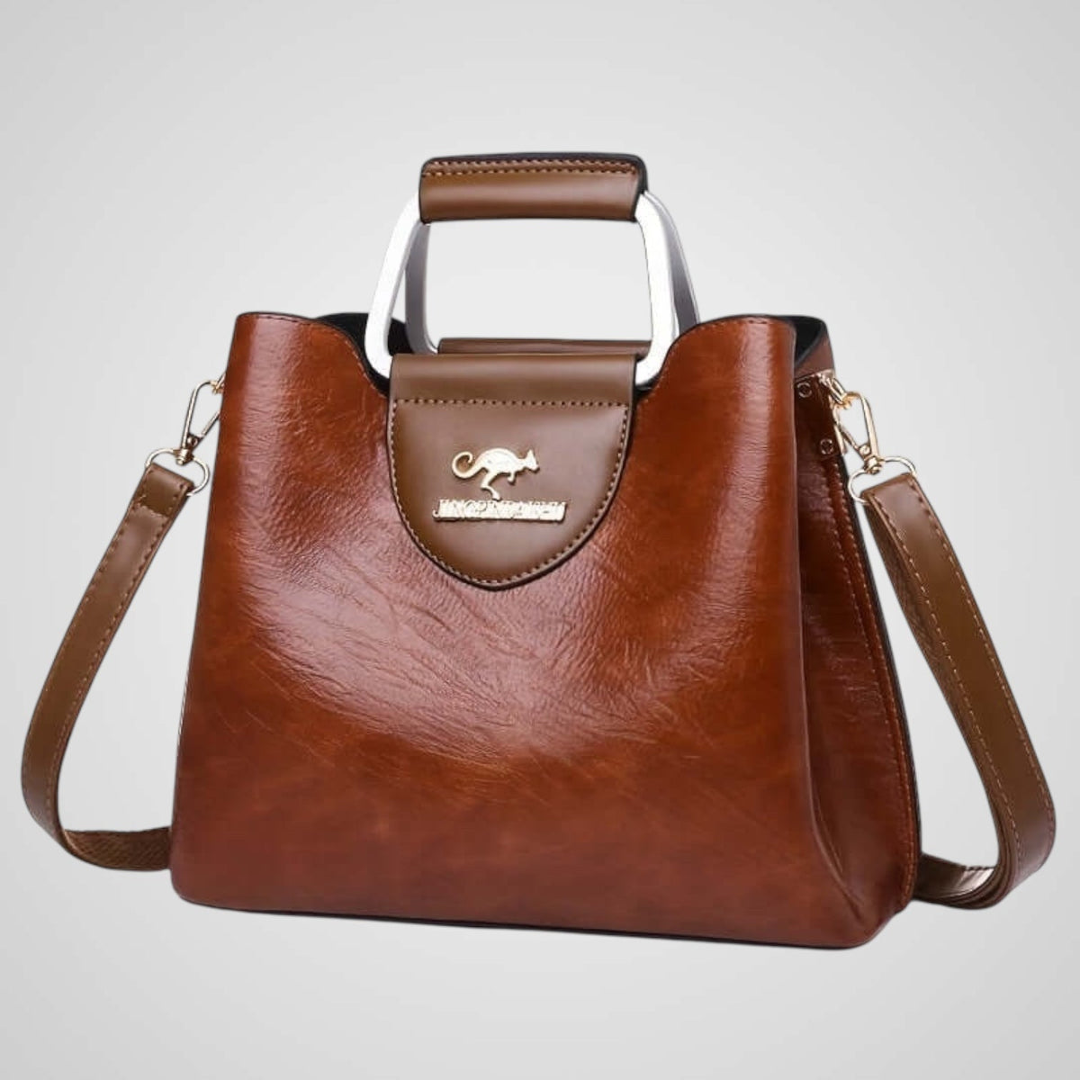Ana | Elegante Borsa in Pelle Bicolore