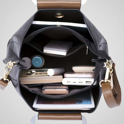 Ana | Elegante Borsa in Pelle Bicolore
