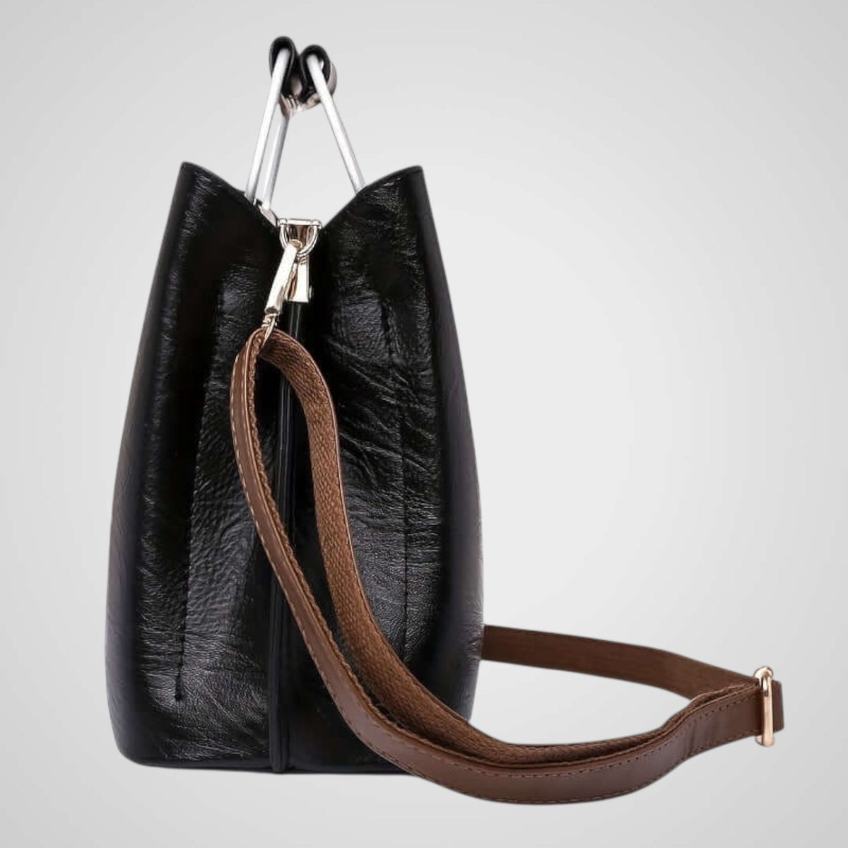 Ana | Elegante Borsa in Pelle Bicolore