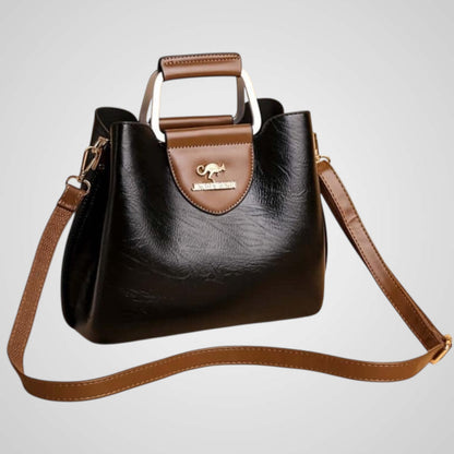 Ana | Elegante Borsa in Pelle Bicolore