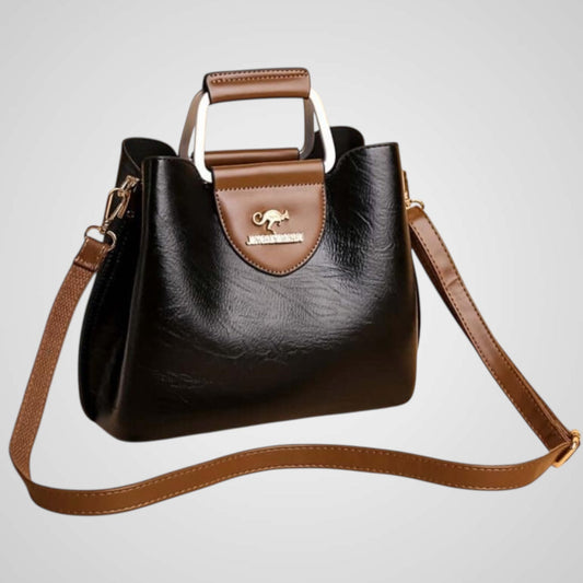 Ana | Elegante Borsa in Pelle Bicolore