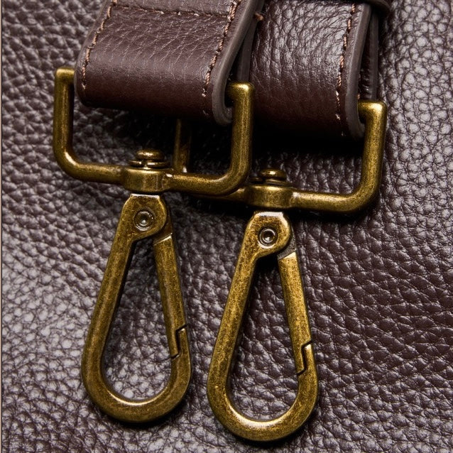 Adriana | Borsa Minimalista in Pelle Autentica Morbida e Retro per il Giorno