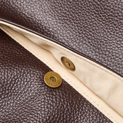Adriana | Borsa Minimalista in Pelle Autentica Morbida e Retro per il Giorno