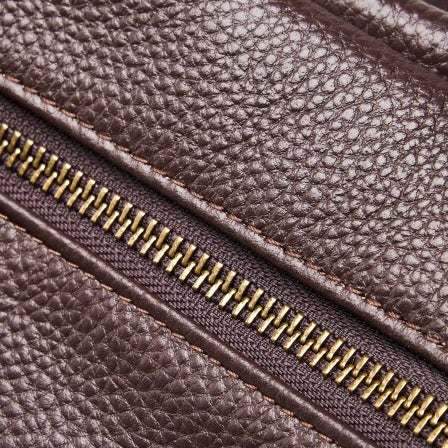 Adriana | Borsa Minimalista in Pelle Autentica Morbida e Retro per il Giorno