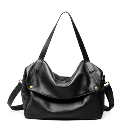 Adriana | Borsa Minimalista in Pelle Autentica Morbida e Retro per il Giorno