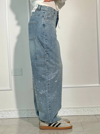 Gaby | Pantaloni con Strass