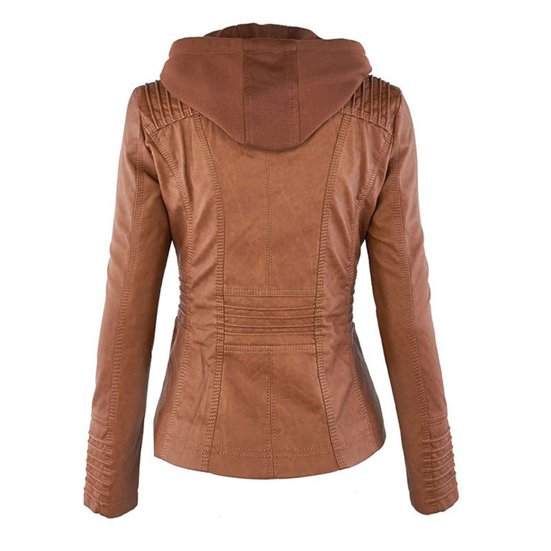 Callista | Giacca Moto con Cappuccio