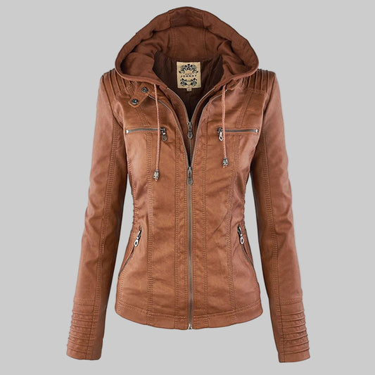 Callista | Giacca Moto con Cappuccio
