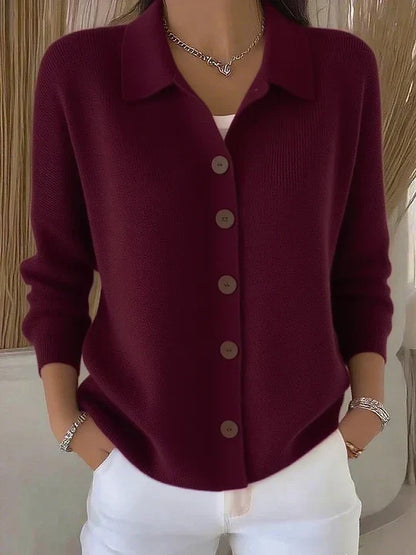 Josephine | Cardigan con Colletto e Bottoni