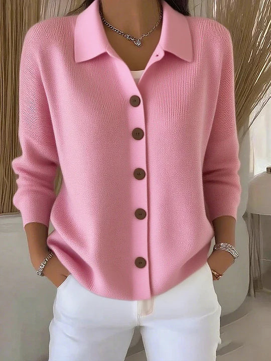 Josephine | Cardigan con Colletto e Bottoni