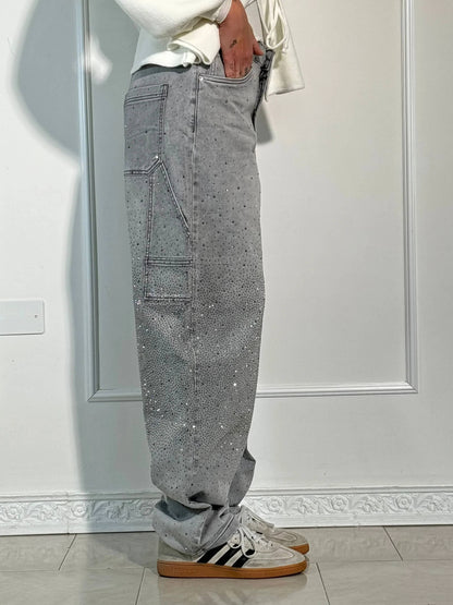 Gaby | Pantaloni con Strass