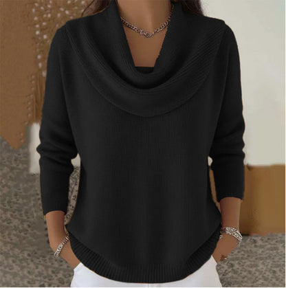 Juliette | Maglione a Collo Alto Drappeggiato