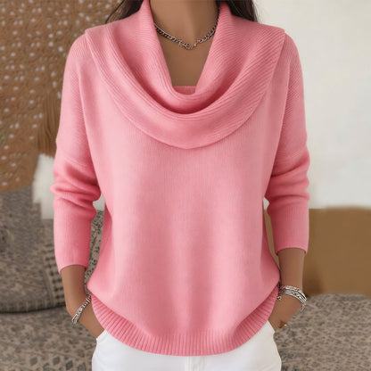 Juliette | Maglione a Collo Alto Drappeggiato