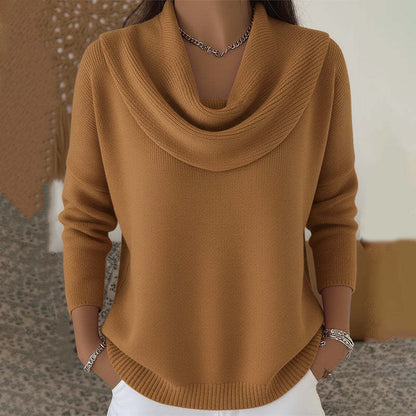 Juliette | Maglione a Collo Alto Drappeggiato