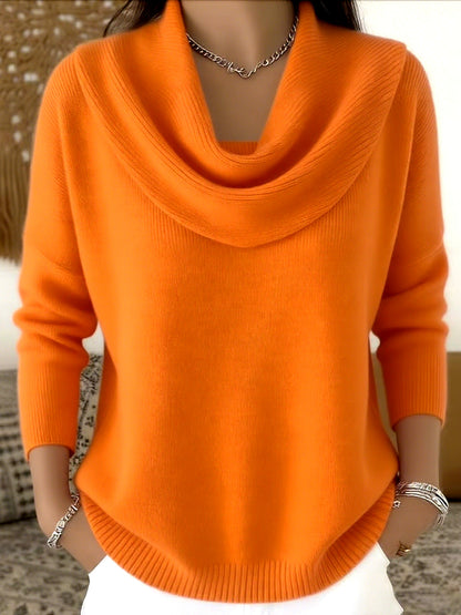 Juliette | Maglione a Collo Alto Drappeggiato