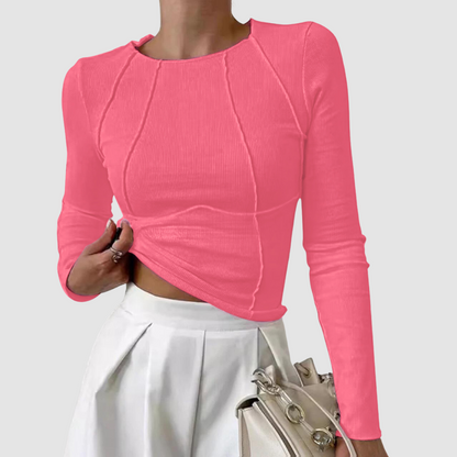 Denise | Top Elegante Casual a Maniche Lunghe