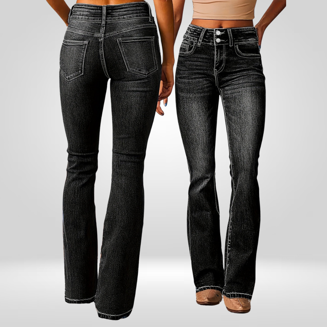 Aya | Jeans a Zampa Vita Alta
