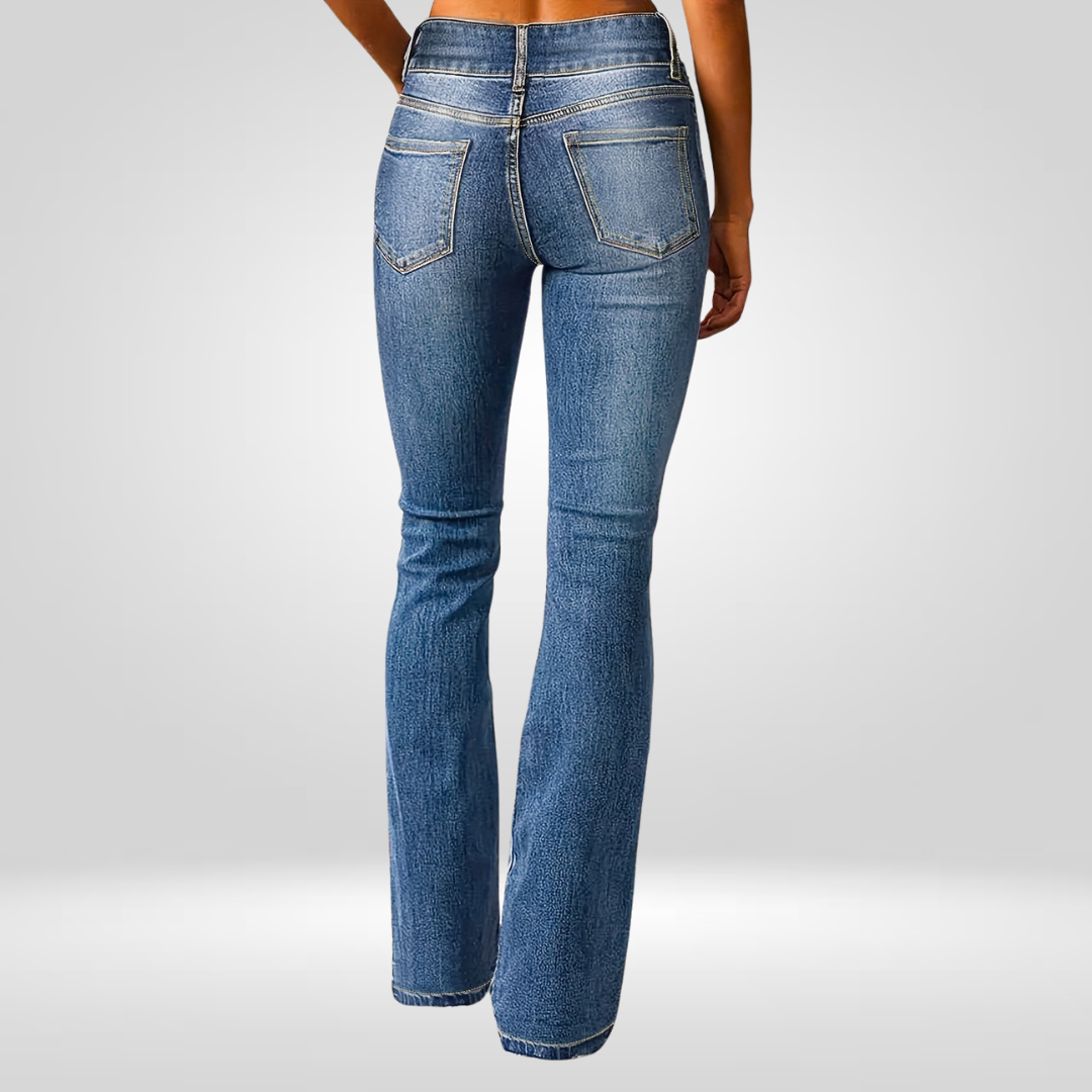 Aya | Jeans a Zampa Vita Alta