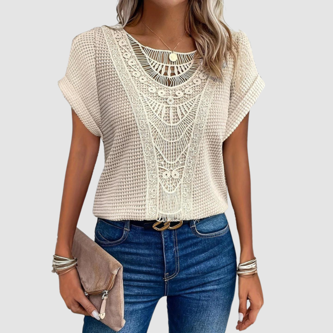 Sophie | Top in Pizzo Chic