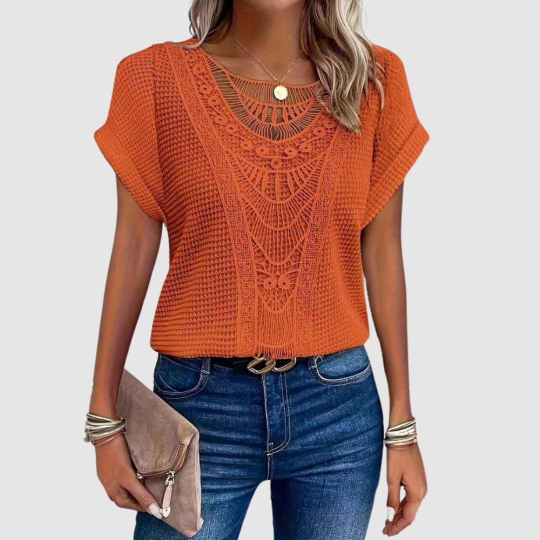 Sophie | Top in Pizzo Chic